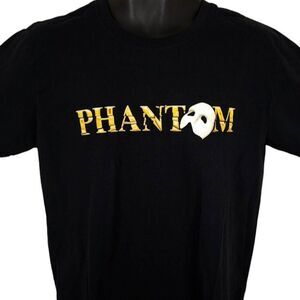 Phantom Of The Opera T Shirt Mens Size Medium Black Broadway Musical Theater